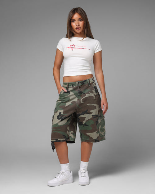 Loiter Star Born Cargo Shorts Camo