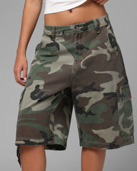 Loiter Star Born Cargo Shorts Camo