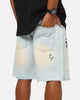 Saint Morta Amplus Holy Ghost Jorts Light Dirty Denim
