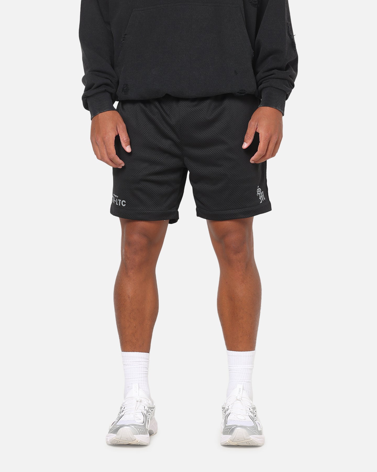 Saint Morta Athltc Mesh Shorts Black | Culture Kings US