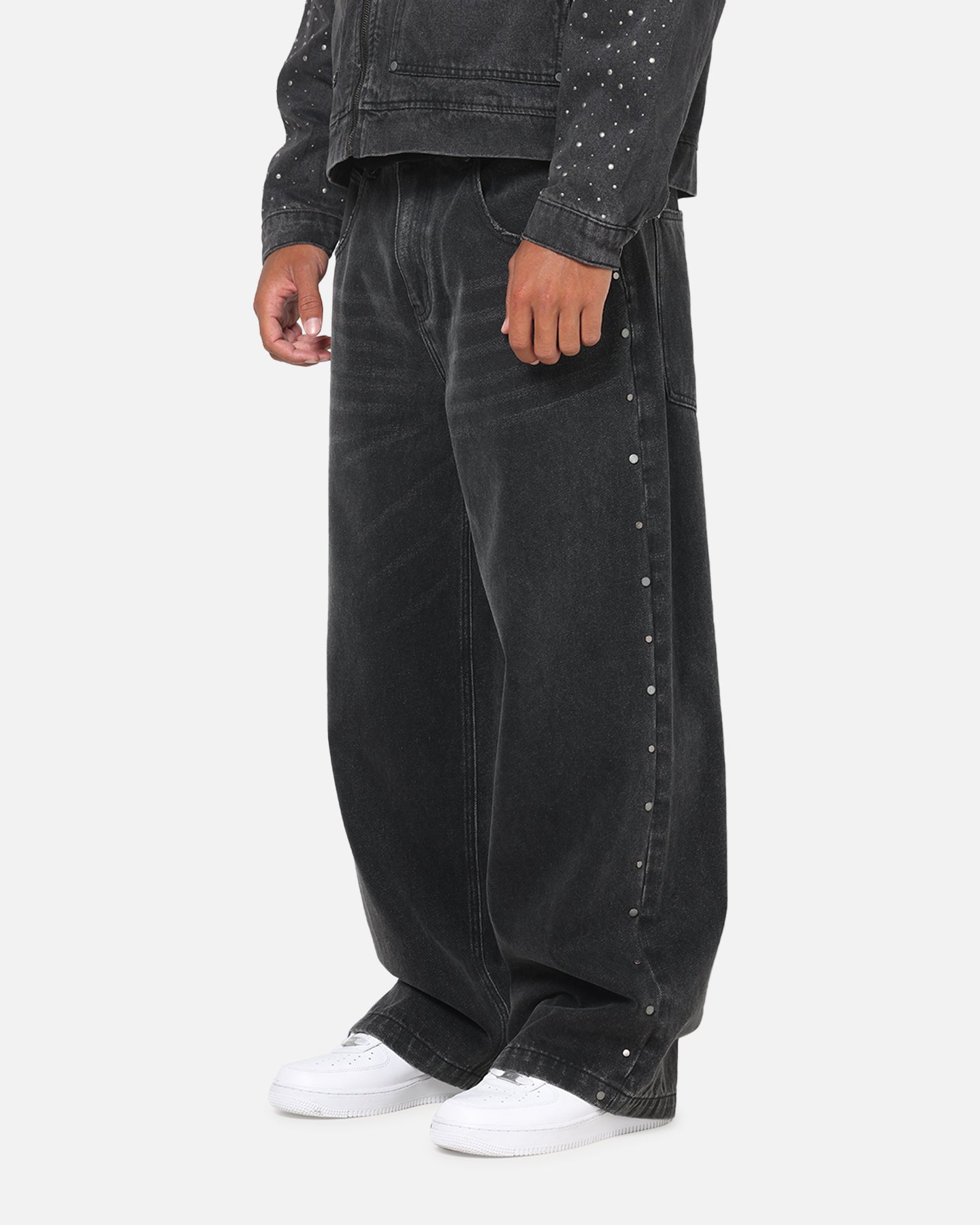 Saint Morta Amplus Divine Riot Jeans Black Shadow | Culture Kings US