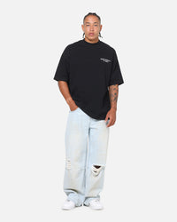 Saint Morta Amplus Distressed Jeans Light Dirty Denim