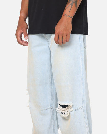 Saint Morta Amplus Distressed Jeans Light Dirty Denim