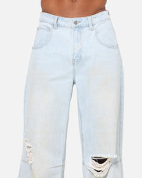 Saint Morta Amplus Distressed Jeans Light Dirty Denim