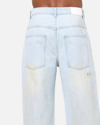 Saint Morta Amplus Distressed Jeans Light Dirty Denim