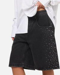 Saint Morta Amplus Divine Riot Jorts Black Shadow