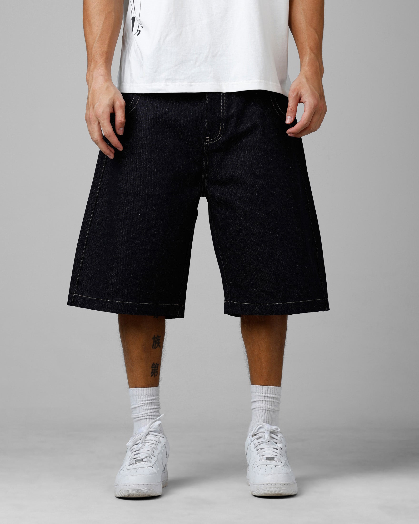 Loiter Star Born Denim Jorts Indigo | Culture Kings US