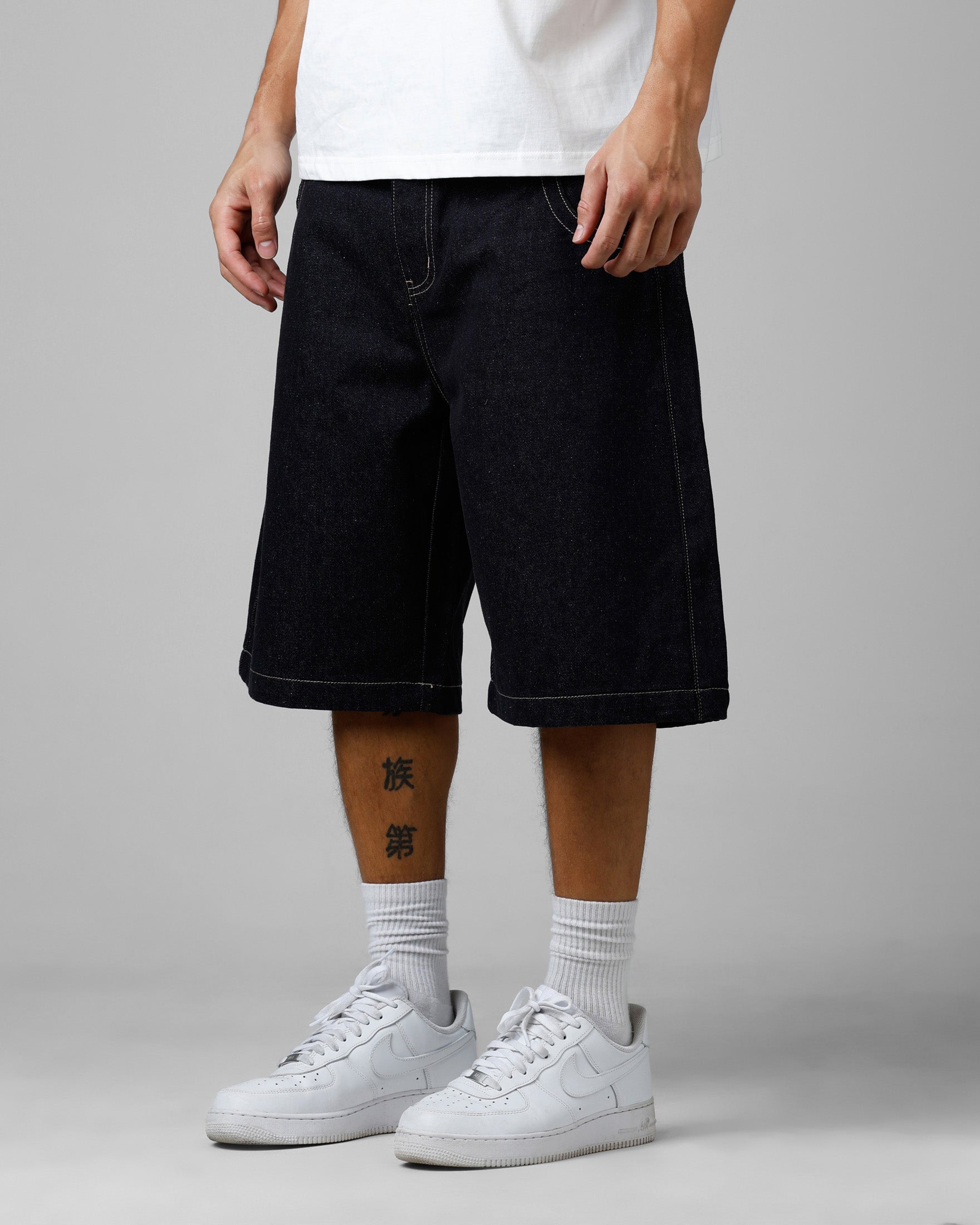Loiter Star Born Denim Jorts Indigo | Culture Kings US