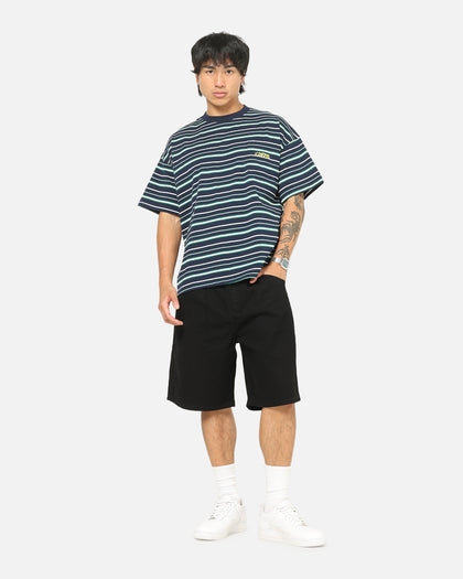 Carre Drill Pleated Jorts Black
