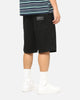 Carre Drill Pleated Jorts Black