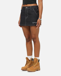 Ed Hardy Women's Steller Mini Skirt Mid Blue