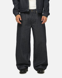 Carre Lockout Pinstripe Baggy Pants Navy Pinstripe