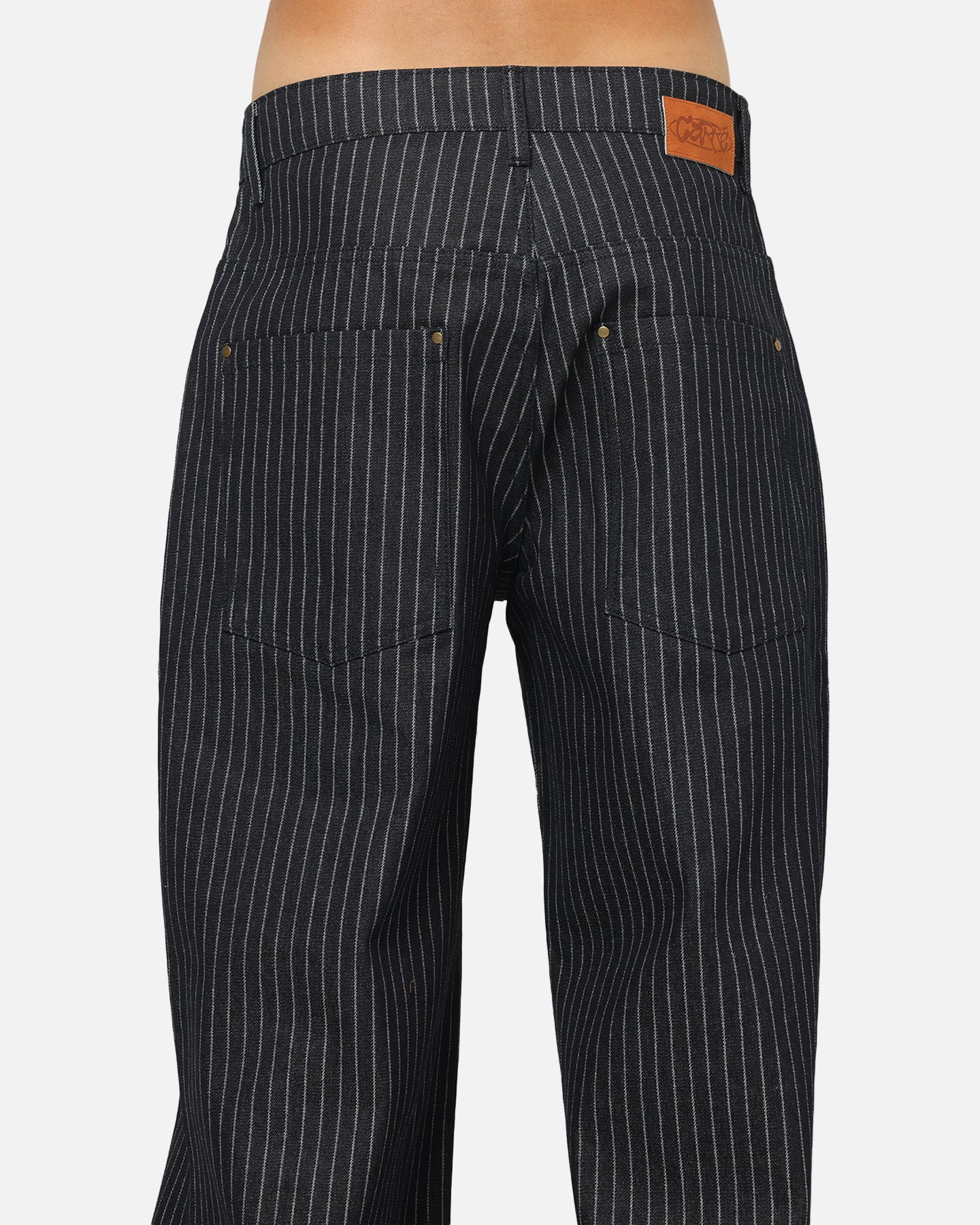 Carre Lockout Pinstripe Baggy Pants Navy Pinstripe | Culture Kings US