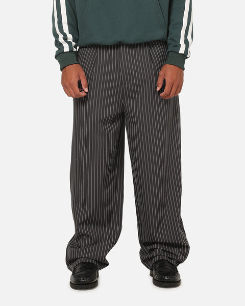 Carre Heritage Pleated Pants Black Pinstripe | Culture Kings US