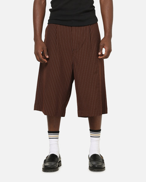 THE TOÉ Piraeus Short Pants Sサイズ　ブラウン Carre Heritage Pleated Shorts Brown | Culture Kings US