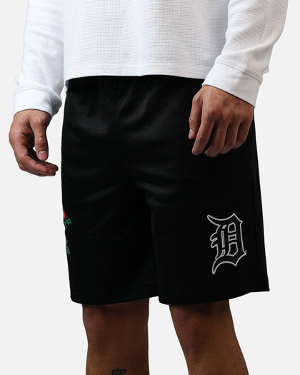 New Era Detroit Tigers Rose Shorts Black