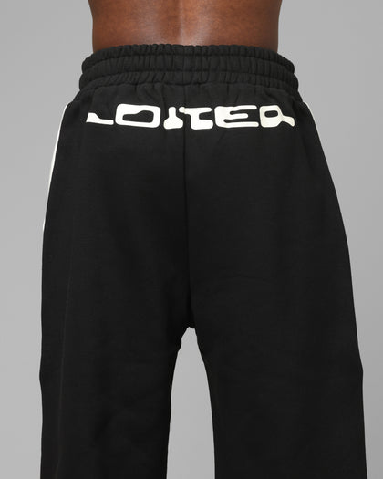 Loiter Jet Stream Sweat Pants Black