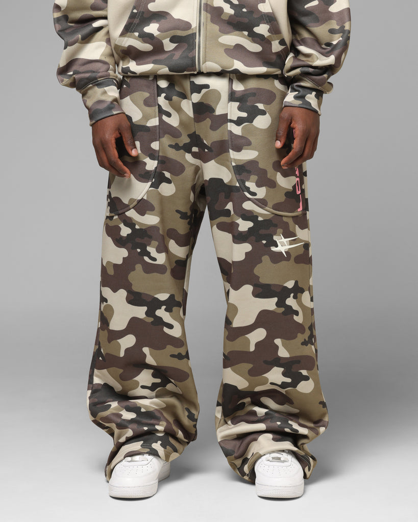 Loiter Jet Stream Sweat Pants Camo | Culture Kings US