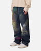 MNML Ultra Baggy Wolf Denim Jeans Multi