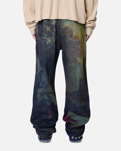 MNML Ultra Baggy Wolf Denim Jeans Multi