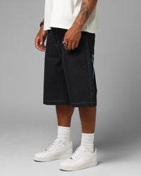 Loiter Star Born Camo Jorts Indigo