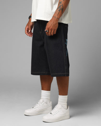 Loiter Star Born Camo Jorts Indigo