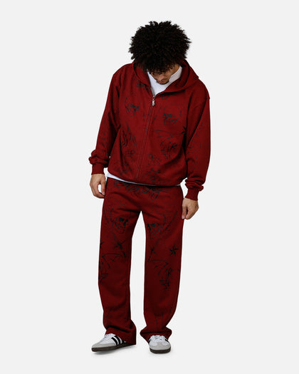 Revenge Tattoo Sweatpants Red