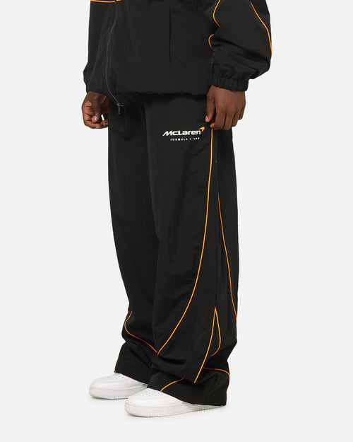 Mitchell & Ness X Mclaren Nylon Tracksuit Pants Black/Papaya