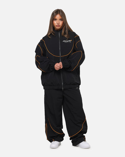 Mitchell & Ness X Mclaren Nylon Tracksuit Pants Black/Papaya