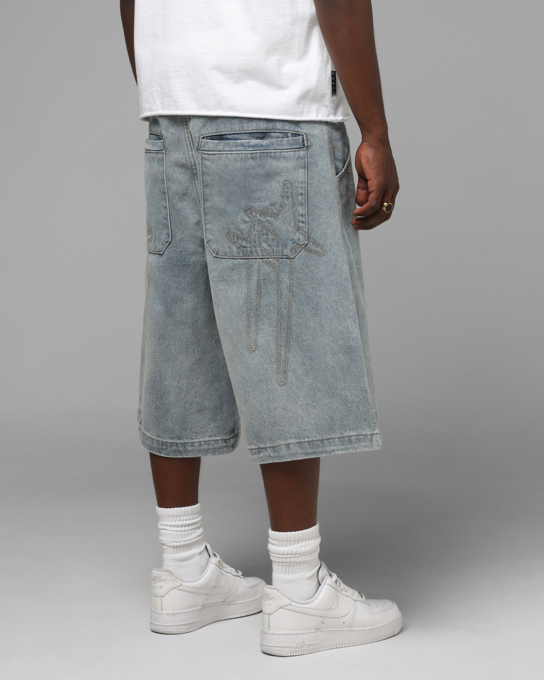 Loiter Star Born Jorts Light Blue | Culture Kings US