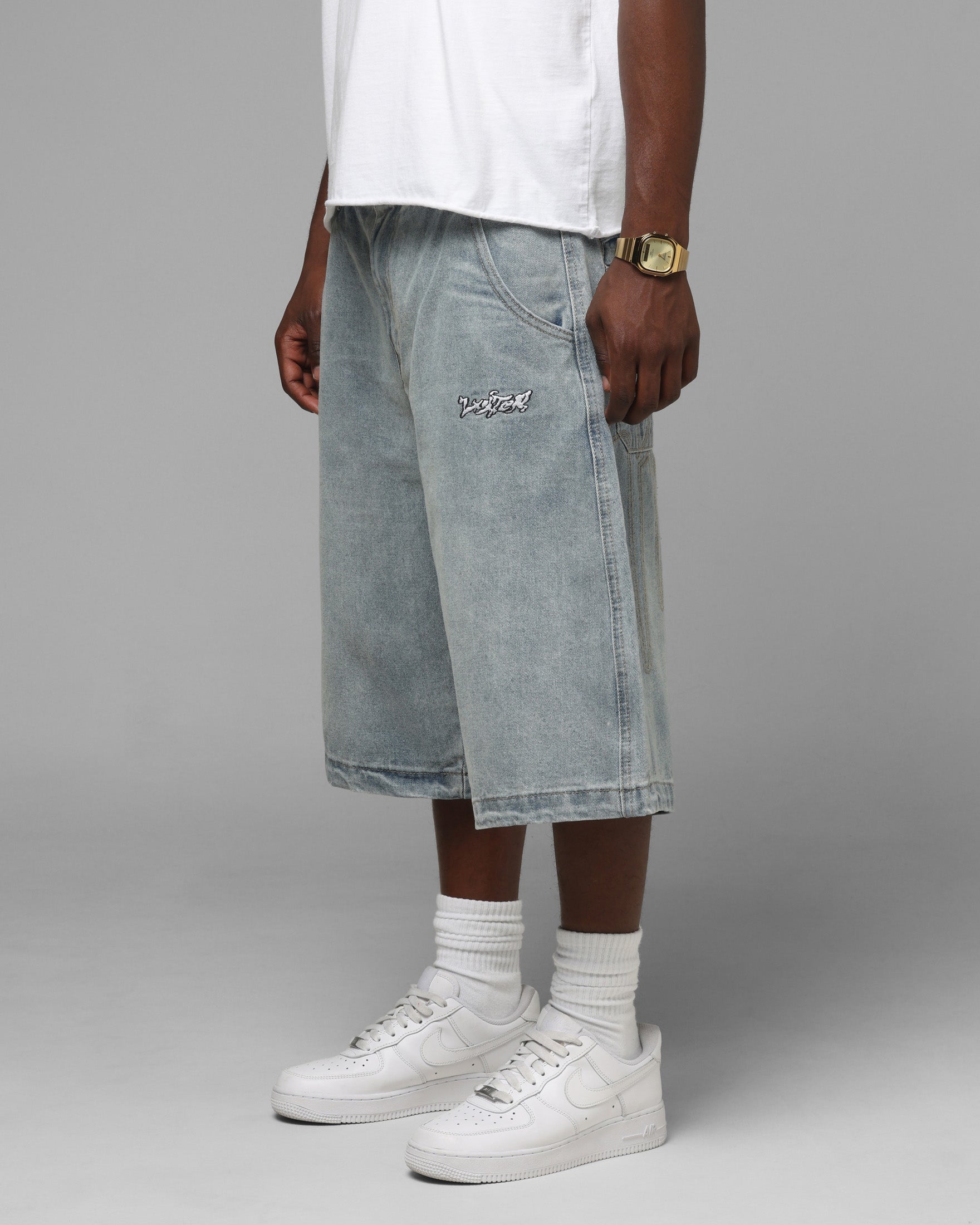 Loiter Star Born Jorts Light Blue | Culture Kings US