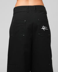 Loiter Utility Cargo Shorts Black