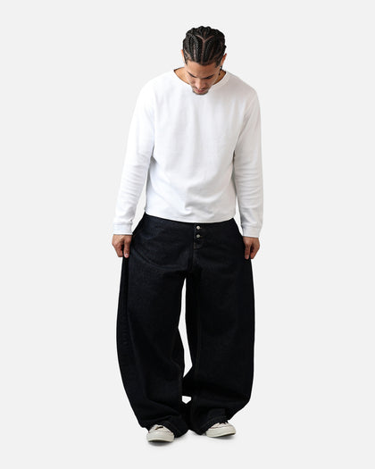MNML Exposed Shank Barrel Denim Pants Rinse Indigo
