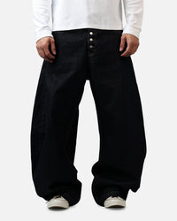 MNML Exposed Shank Barrel Denim Pants Rinse Indigo