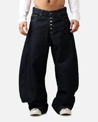 MNML Exposed Shank Barrel Denim Pants Rinse Indigo