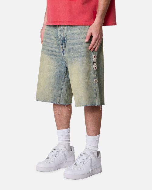 MNML Baggy Mojave Denim Shorts Blue