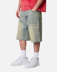 MNML Baggy Mojave Denim Shorts Blue