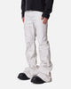 MNML Super Stacked Denim Jeans White