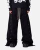 MNML Wide Panel Side Snap Pants Black