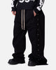 MNML Wide Panel Side Snap Pants Black