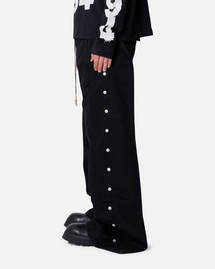 MNML Wide Panel Side Snap Pants Black