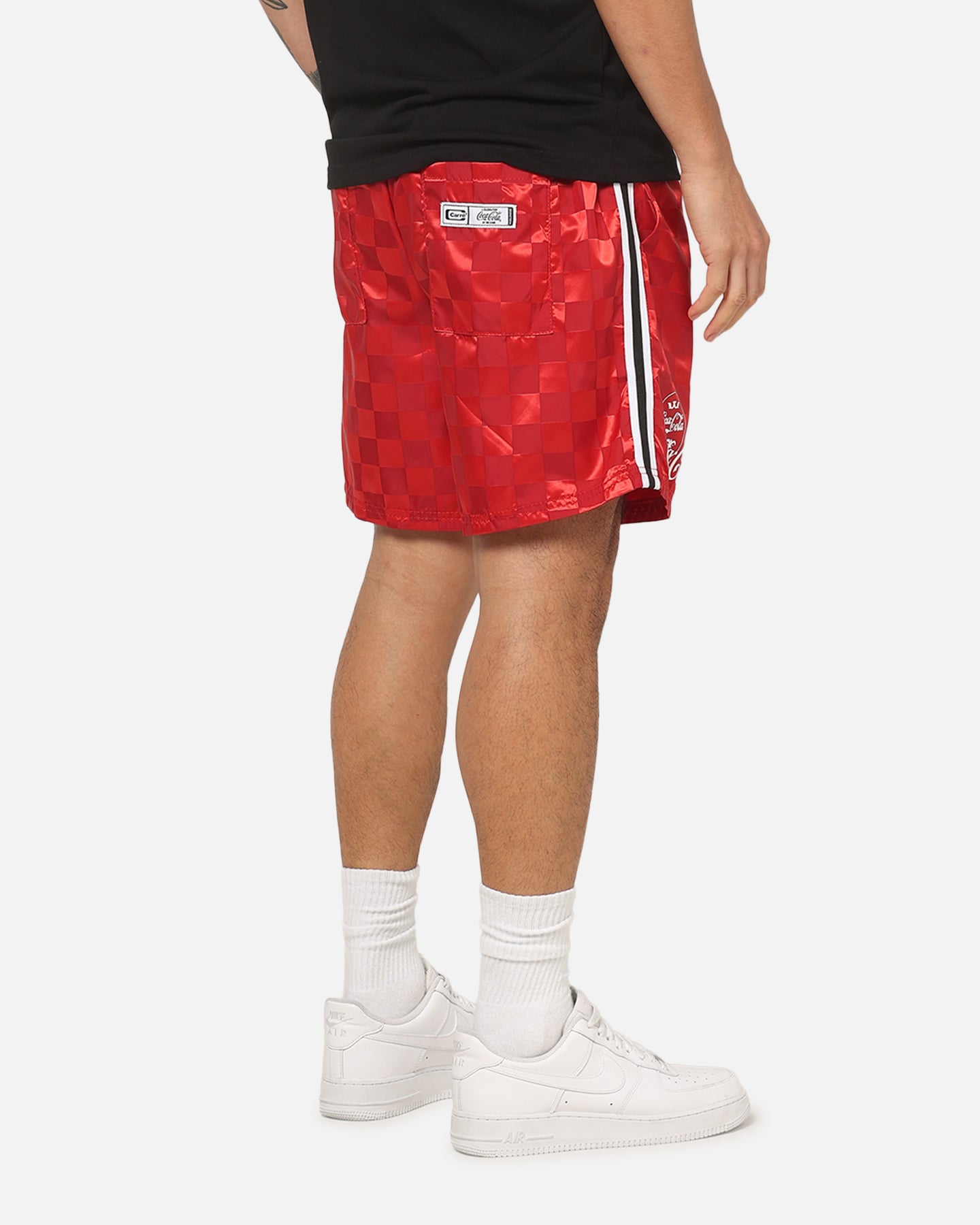 Carre Carré X Coca Cola Legacy Checker Shorts Red | Culture Kings US