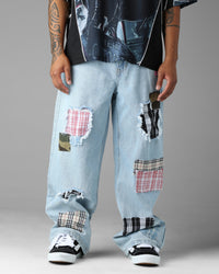 Loiter Patchwork Jeans Denim