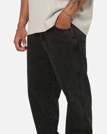 Thrills Lounger Jeans Black Rinse