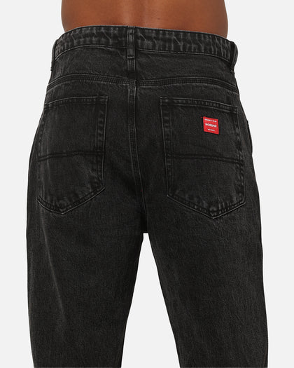 Thrills Lounger Jeans Black Rinse