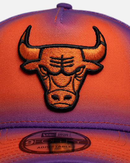 New Era Chicago Bulls 'Sunset Gradient' 9FORTY A-Frame Snapback Purple/Orange