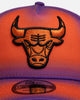 New Era Chicago Bulls 'Sunset Gradient' 9FORTY A-Frame Snapback Purple/Orange