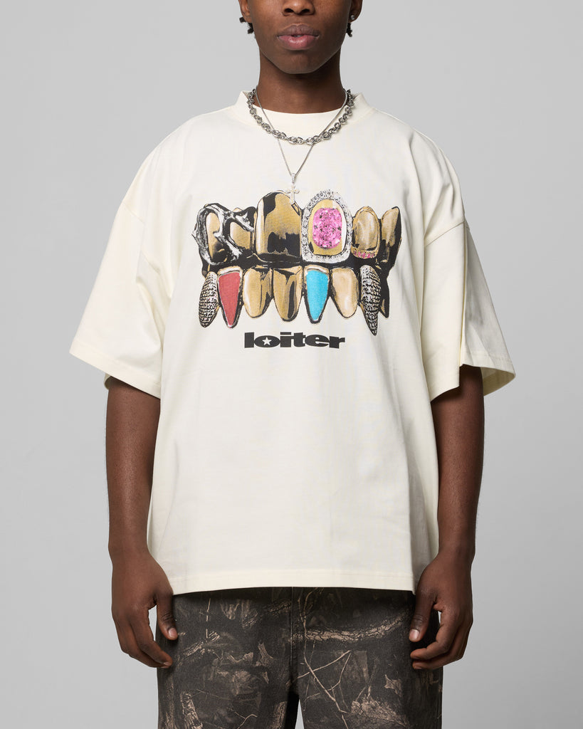 Loiter Grill Set T-Shirt Off White | Culture Kings US