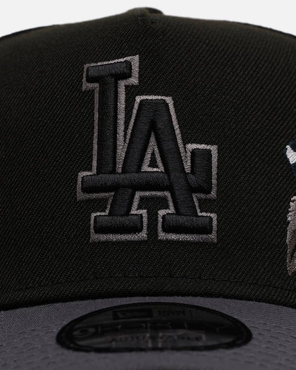 New Era Los Angeles Dodgers 'Stealth Roses' 9FORTY A-Frame Snapback Black