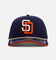 New Era San Diego Padres 'Spring Injection' 9FIFTY A-Frame Trucker Snapback Navy